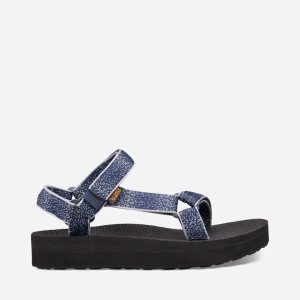 Teva Midform Universal Damen Plateau Sandalen Navy (Österreich)